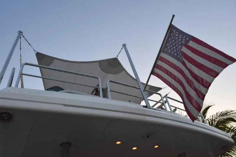 Slide: The Image of Sun Shade on boat deck above - 70