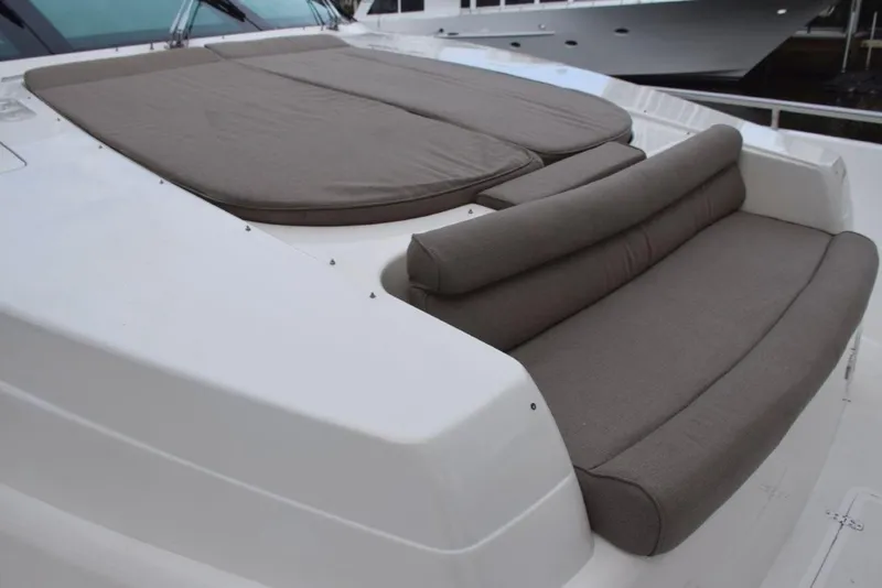 Slide: The Image of Foredeck sun pad and seat - 74