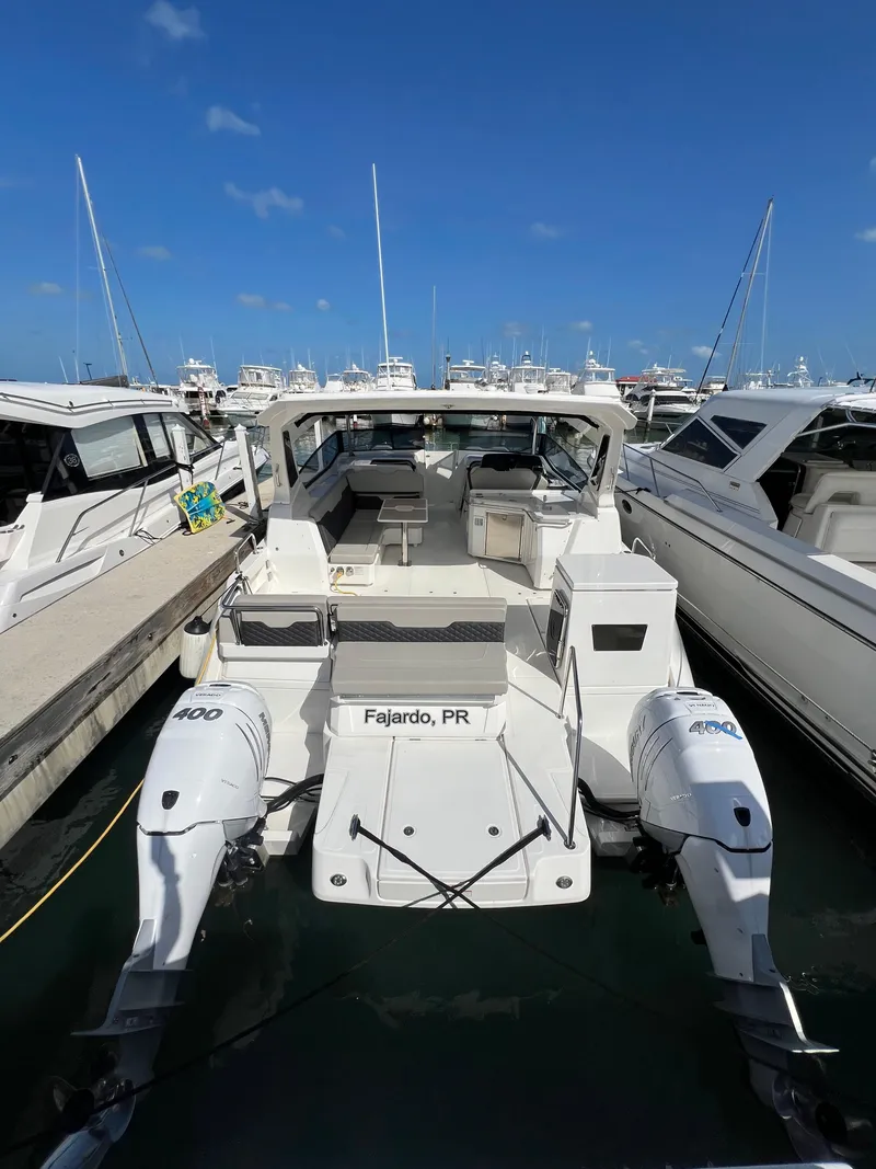 Slide: The Image of 2023 Aquila 36 Sport boat docked in Fajardo, Puerto Rico marina. - 39