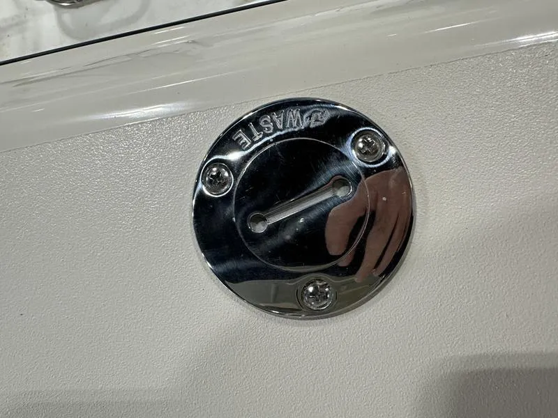 Slide: The Image of Chrome waste cap on 2025 Grady-White Fisherman 236 boat. - 15