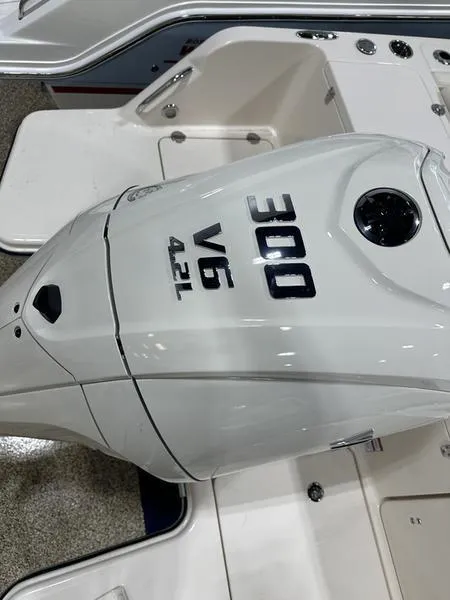 Slide: The Image of 2025 Grady-White Fisherman 236 with 300 V6 4.2L outboard engine. - 7