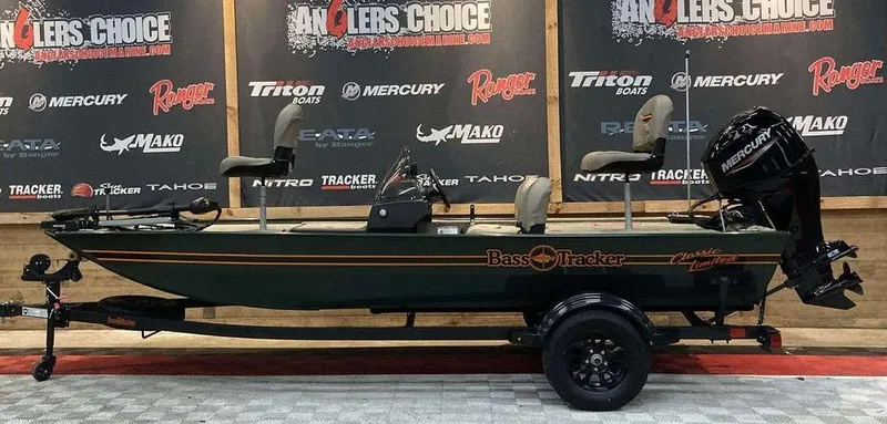 The Image of 2025 Tracker Bass Tracker® Classic Limited boat on display at Anglers Choice showroom. - 1