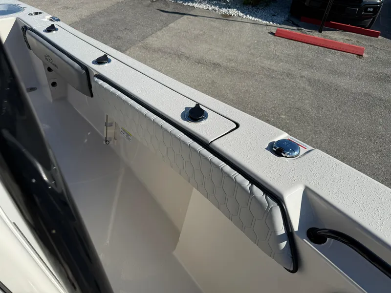 Slide: The Image of 2025 Sea Chaser 22 HFC boat interior with sleek design and modern features. - 22