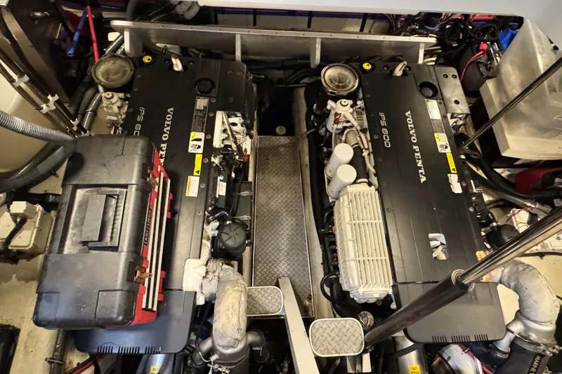 Slide: The Image of Engine room of 2014 Formula 45 Yacht with dual Volvo Penta engines. - 32