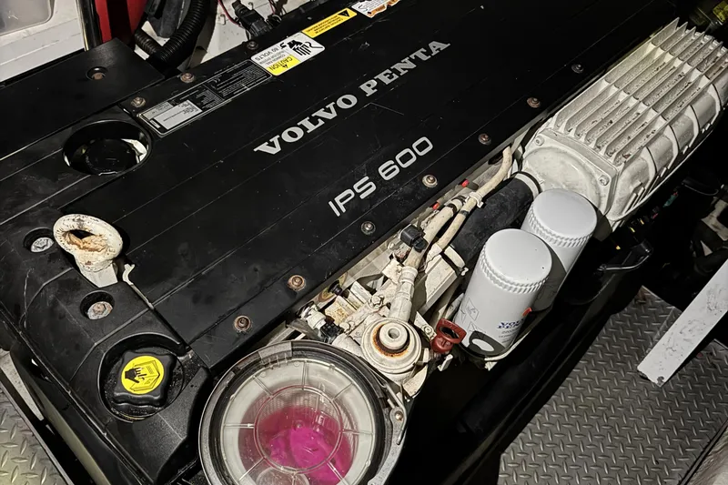 Slide: The Image of Volvo Penta IPS 600 engine in a 2014 Formula 45 Yacht. - 35