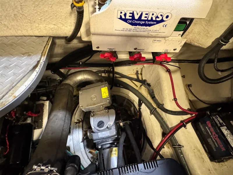 Slide: The Image of Engine room of 2014 Formula 45 Yacht with Reverso oil change system. - 37