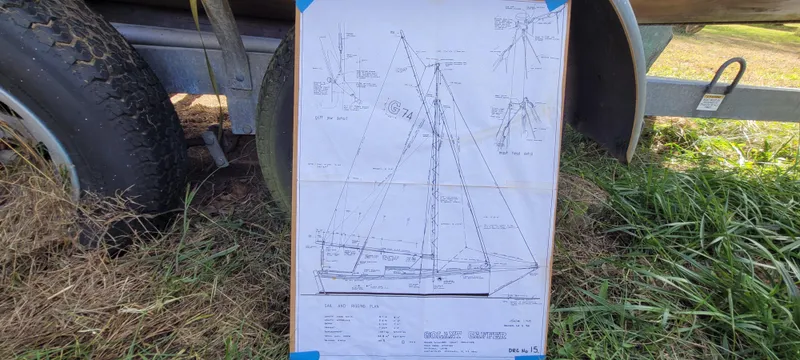 Slide: The Image of Golant Gaffer Cutter Rig 2009 - 55