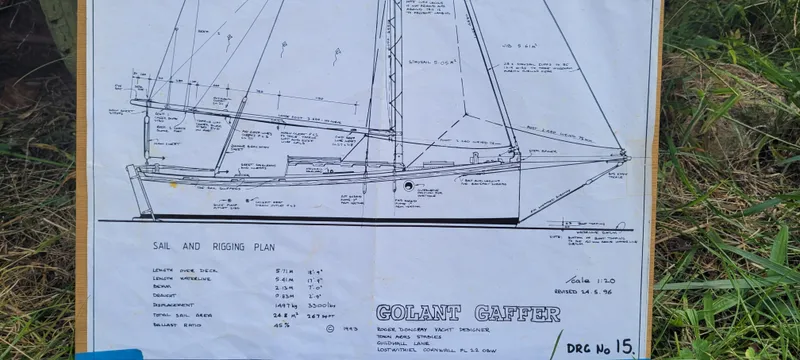 Slide: The Image of Golant Gaffer Cutter Rig 2009 - 56