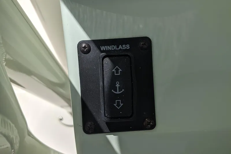 Slide: The Image of Windlass control panel on 2021 Sea Born LX26 boat. - 9