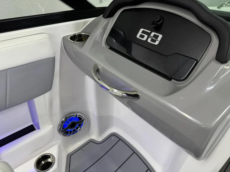 Slide: The Image of 2025 Chaparral 21 Surf boat interior with sleek design and modern features. - 20