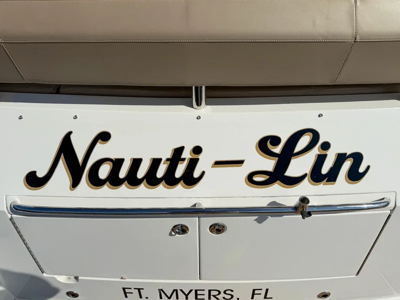 Slide: The Image of 2016 Carver C37 Coupe boat with "Nauti-Lin" name, located in Ft. Myers, FL. - 17