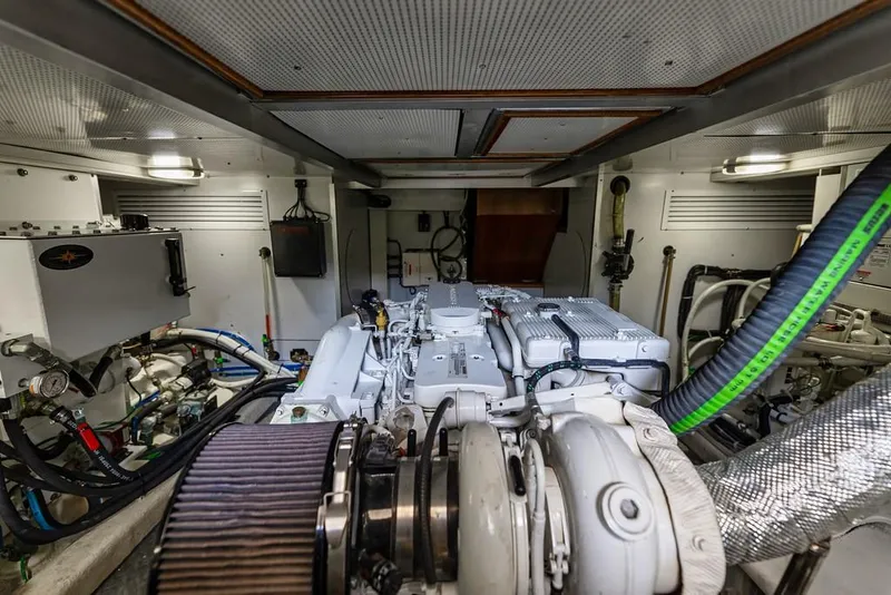 Slide: The Image of Clean and spacious engine room - 44