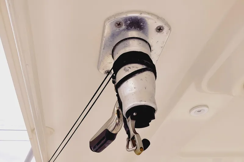 Slide: The Image of Ceiling-mounted rod holder on 2014 Edgewater 280CC boat. - 22