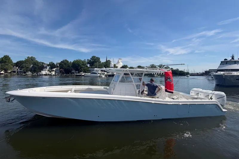 Slide: The Image of 2022 Invincible 39 Open Fisherman on calm waters. - 3