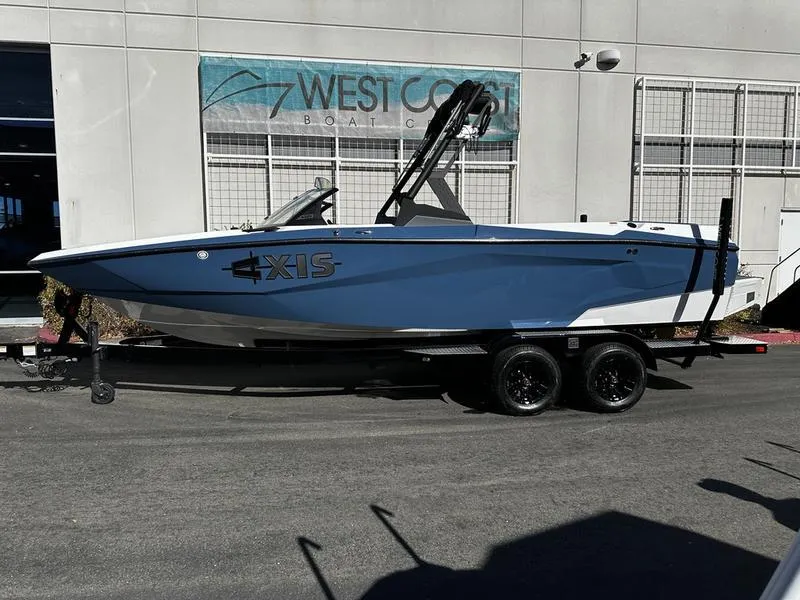 The Image of 2025 Axis A225 boat on trailer at West Coast Boat Center. - 0