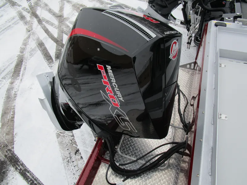 Slide: The Image of Mercury Pro XS outboard motor on 2025 KingFisher 2425 Escape HT boat. - 47