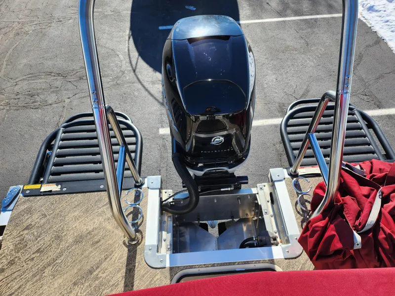 Slide: The Image of 2022 JC Neptoon 25 TT DSL boat engine and deck view. - 16