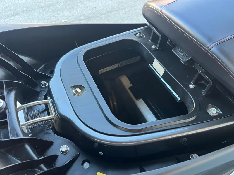 Slide: The Image of Open storage compartment of 2018 Yamaha WaveRunner FX Cruiser SVHO. - 24