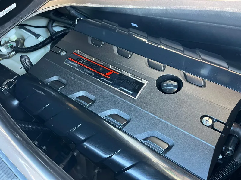 Slide: The Image of 2018 Yamaha WaveRunner FX Cruiser SVHO engine compartment, showcasing sleek design and components. - 5