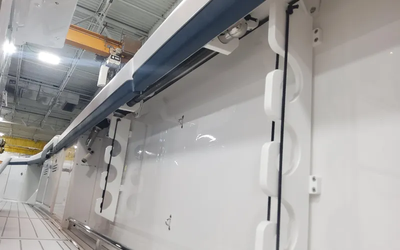 Slide: The Image of 2025 Formula 387 Center Console Fish boat interior, showcasing sleek design and modern features. - 21