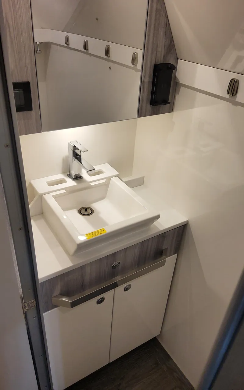 Slide: The Image of Modern bathroom sink in 2025 Formula 387 Center Console Fish boat. - 40