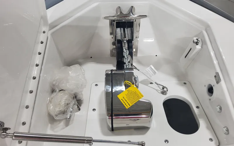 Slide: The Image of 2025 Formula 387 Center Console Fish boat anchor system. - 6