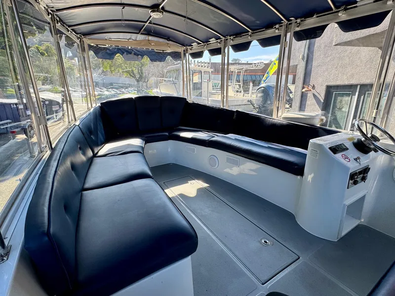 Slide: The Image of 2022 Duffy Sun Cruiser interior with spacious seating and modern design. - 17