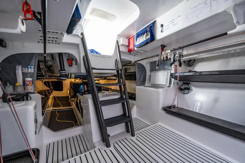 Slide: The Image of Interior of a 2007 McConaghy Reichel/Pugh yacht, featuring sleek design and modern amenities. - 22