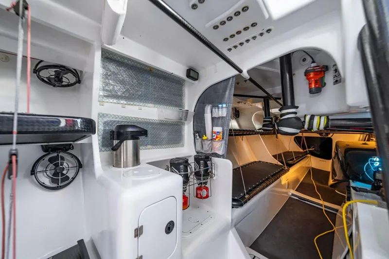 Slide: The Image of Interior of a 2007 McConaghy Reichel/Pugh yacht, featuring modern design and equipment. - 23