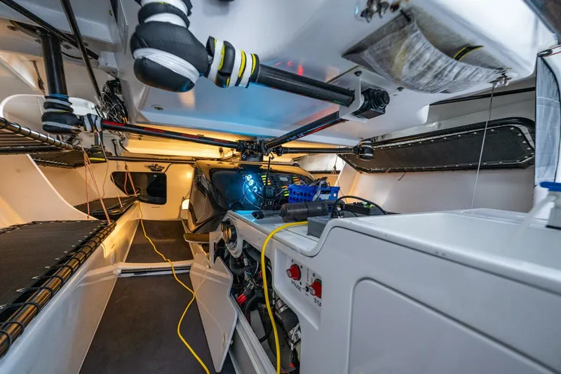 Slide: The Image of Interior of 2007 McConaghy Reichel/Pugh yacht, showcasing advanced navigation equipment and sleek design. - 24