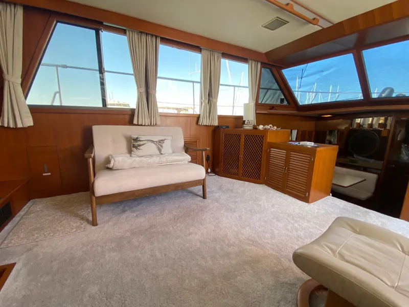 Slide: The Image of Interior of 1991 Lien Hwa McKinna 42 Aft Cabin with elegant wood finish. - 30