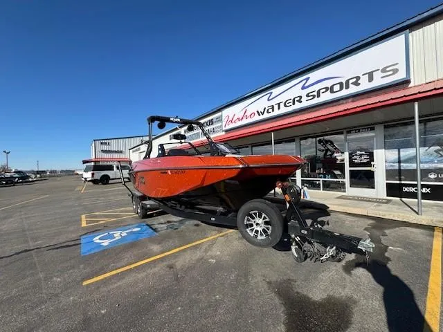 Slide: The Image of 2019 Axis A24 boat parked outside Idaho Water Sports dealership. - 9