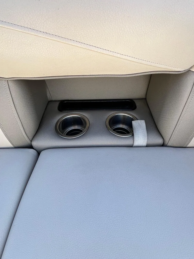 Slide: The Image of Cup holders on a 2020 Harris FloteBote Cruiser 230 boat seat. - 10