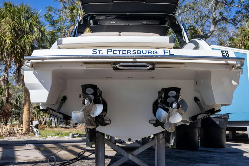 Slide: The Image of 2017 Formula 330 Crossover Bowrider boat, rear view, St. Petersburg, FL. - 9