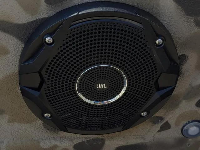 Slide: The Image of JBL speaker installed in 2025 Excel 1854 Shallow Water F4 boat. - 45