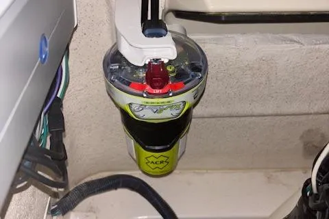 Slide: The Image of Emergency beacon installed on 2024 Sea Chaser 24 HFC boat. - 22