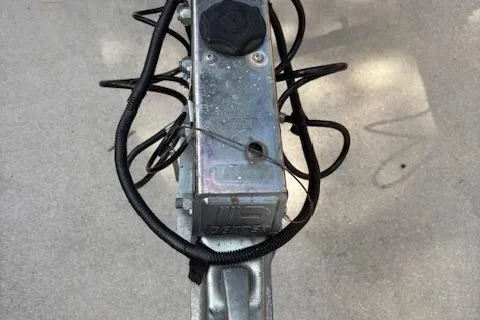 Slide: The Image of Trailer hitch mechanism for 2024 Sea Chaser 24 HFC boat. - 28