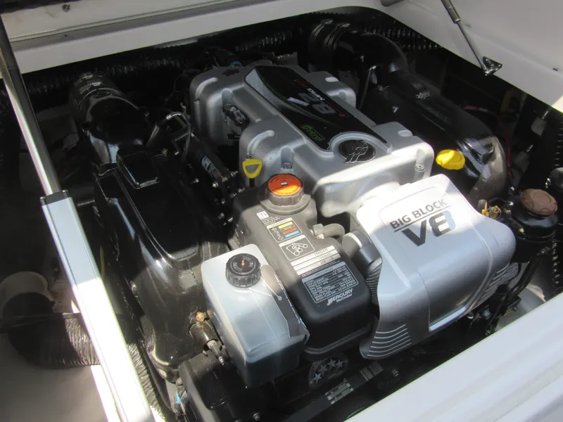 Slide: The Image of 2025 Chaparral 307 SSX engine, featuring a powerful big block V8 design. - 7