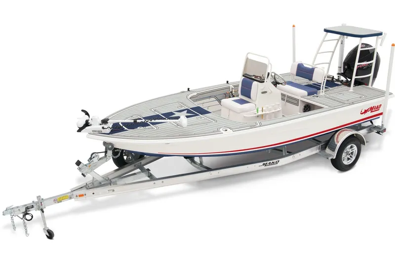 The Image of Mako 18 Pro Skiff Patriot Edition 2025 - 0