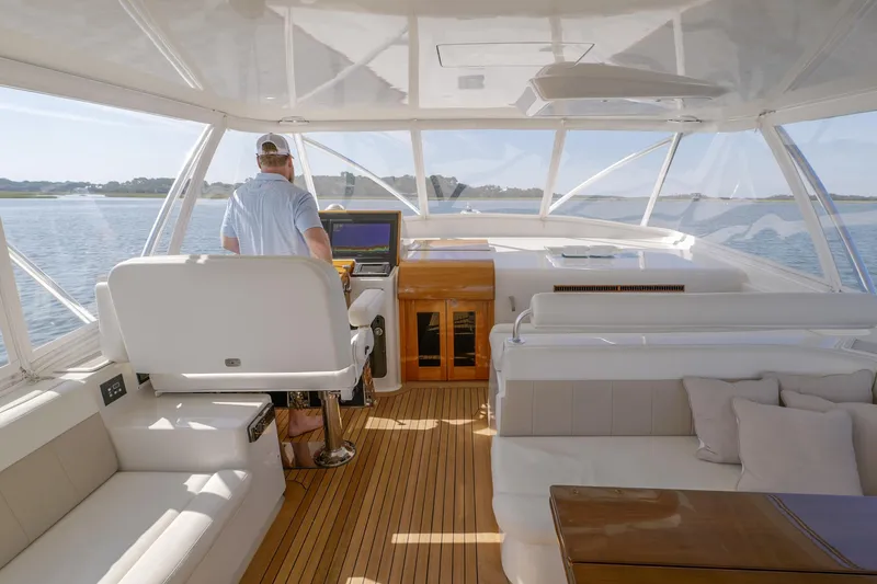 Slide: The Image of Donzi 58 Legal Holiday - Exterior Helm Area - 16