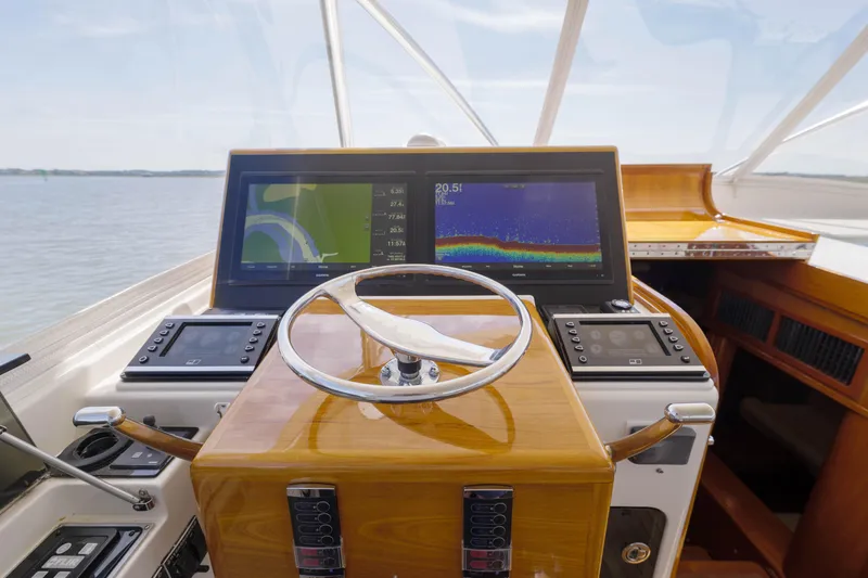 Slide: The Image of Donzi 58 Legal Holiday - Exterior Helm Area - 19