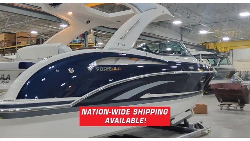 The Image of 2025 Formula 310 Bowrider OB in showroom, nationwide shipping available. - 0