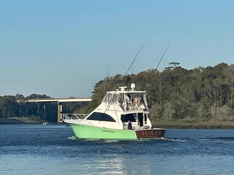 Slide: The Image of Ocean Yachts 56 TUNAR - Engine Room - 36