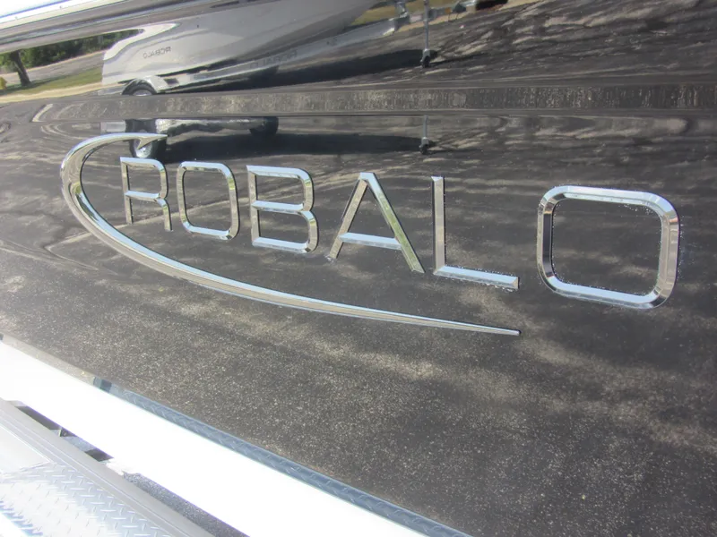 Slide: The Image of Robalo R202 Explorer 2025 logo on sleek boat exterior. - 3