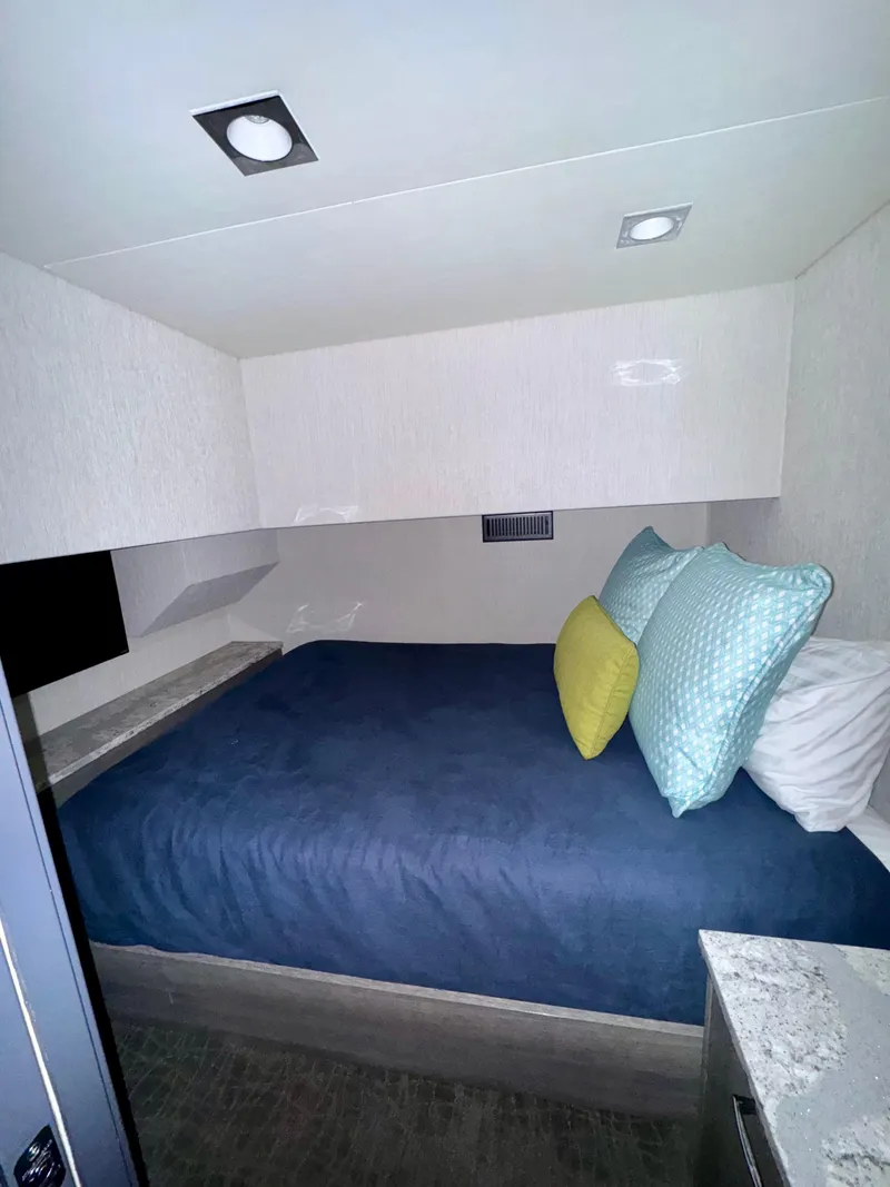 Slide: The Image of Cozy bedroom interior of 2017 Adonia KSIX with modern lighting and comfortable bedding. - 9