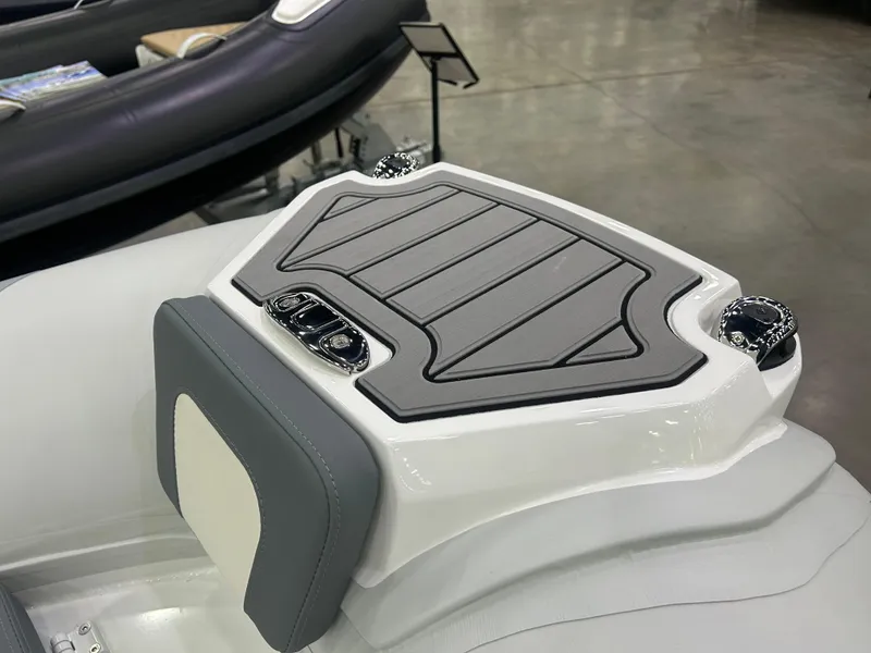 Slide: The Image of 2025 Highfield Classic 400 boat interior detail with sleek design and modern features. - 4