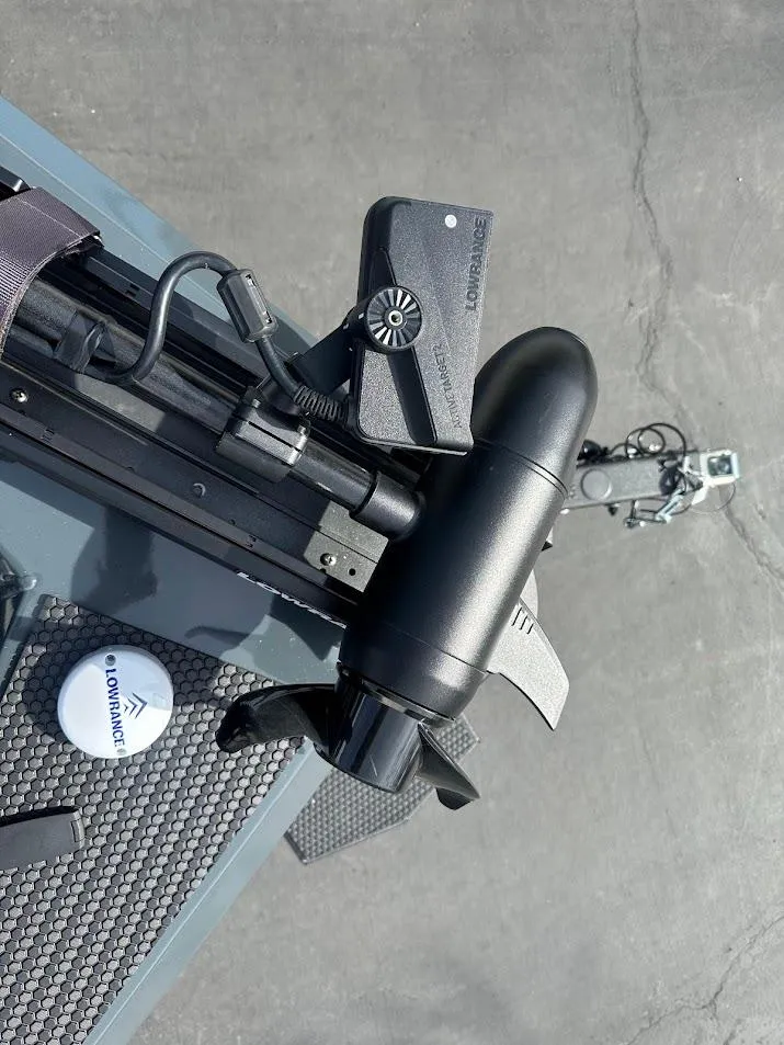 Slide: The Image of 2025 Ranger RT178 boat with mounted equipment and accessories on deck. - 33