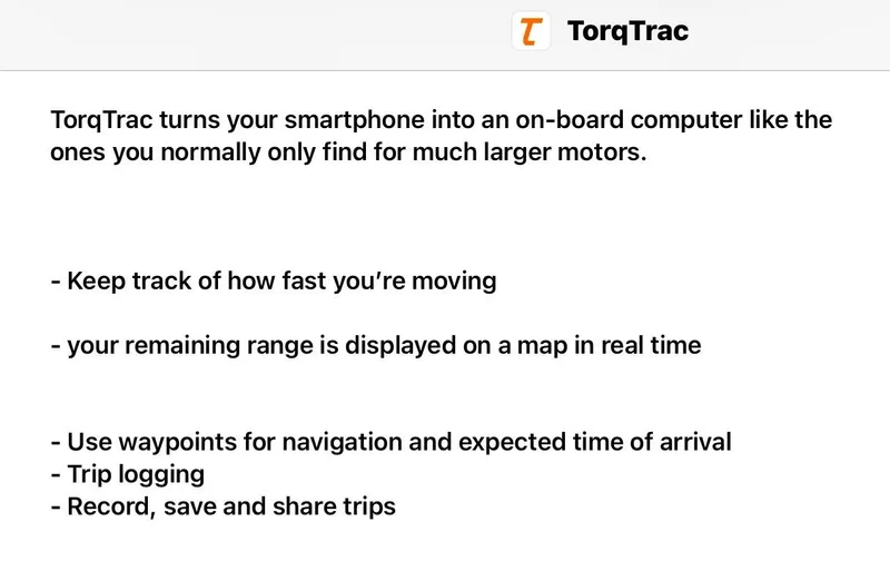 Slide: The Image of TorqTrac app features for J Boats J/9 2022: speed tracking, real-time range map, navigation, trip logging. - 30