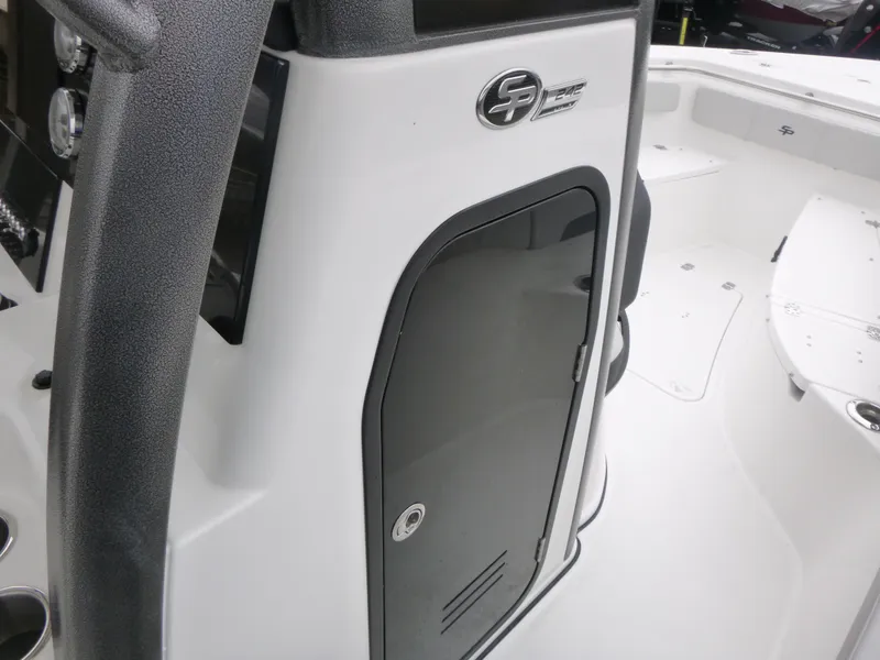 Slide: The Image of 2025 Sea Pro 242 Center Console boat interior, featuring sleek design and modern amenities. - 16