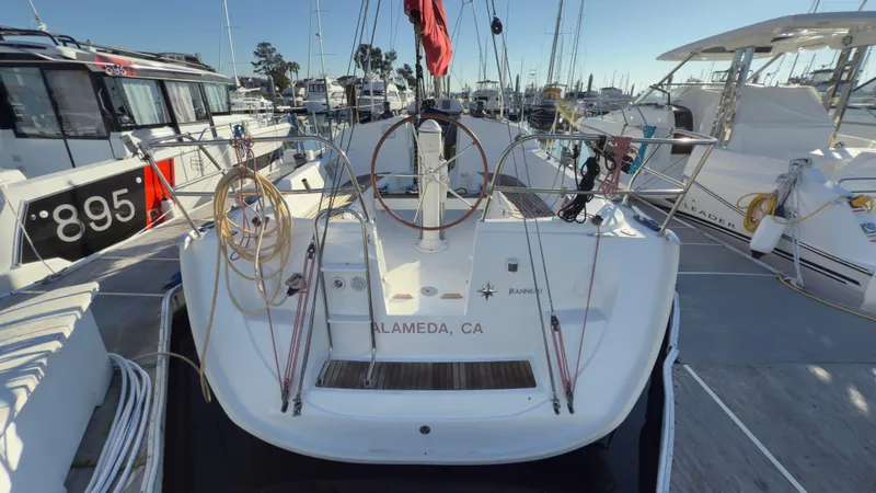 Slide: The Image of 2004 Jeanneau Sun Fast 35 sailboat docked in Alameda, CA marina. - 6